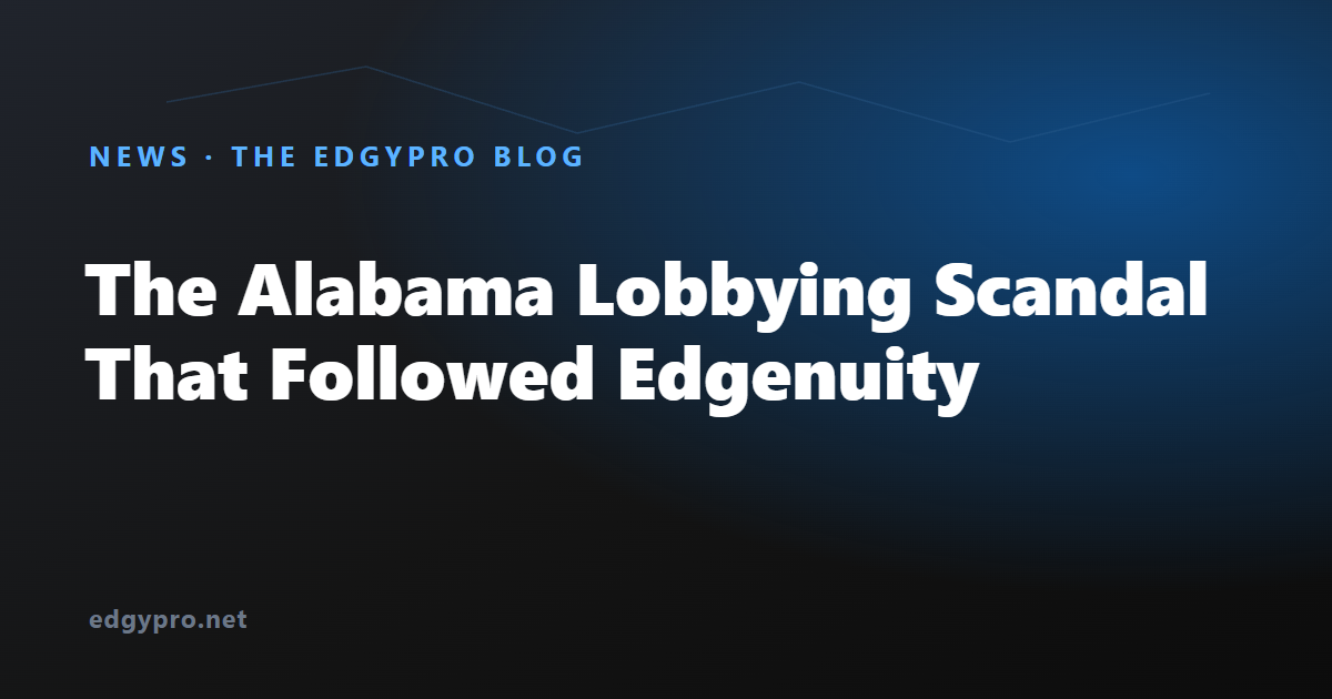 Edgenuity and the Alabama lobbying scandal